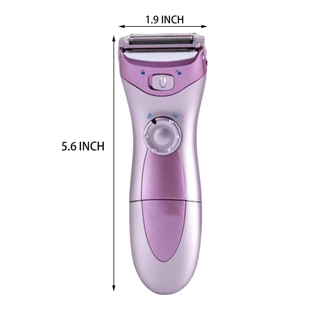 Smooth & Silky Electric Shaver for Women, Smooth Glide Foil Shaver and Bikini Trimmer, Cordless Bikini Trimmer Purple